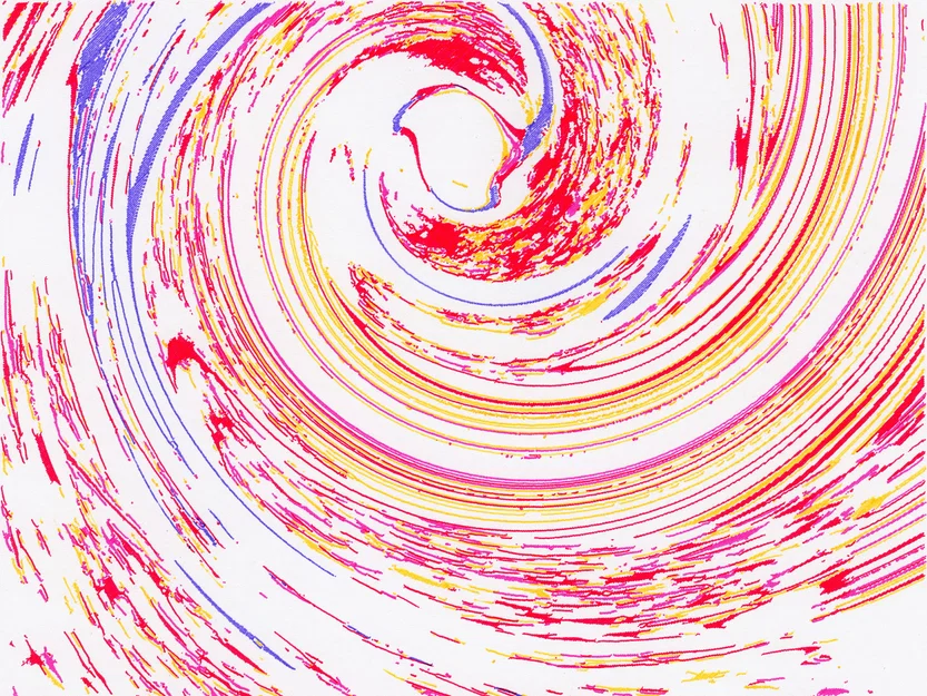 Ramity Plots: Tác phẩm nghệ thuật độc đáo từ máy vẽ plotter - Image 1