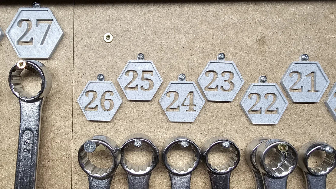 Bảng đánh số quản lý chìa khóa cho xưởng - Image 1