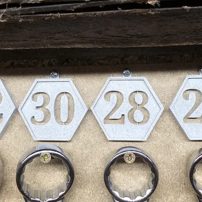 Bảng đánh số quản lý chìa khóa cho xưởng