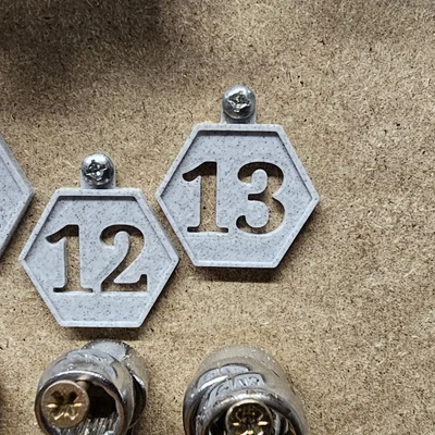 Bảng đánh số quản lý chìa khóa cho xưởng