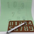 Bộ Stencil Số Áo Đấu và Các Số từ 0 đến 9 - Thumbnail 2