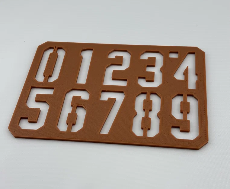 Bộ Stencil Số Áo Đấu và Các Số từ 0 đến 9 - Image 3