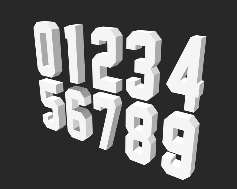 Bộ Stencil Số Áo Đấu và Các Số từ 0 đến 9 - Image 4