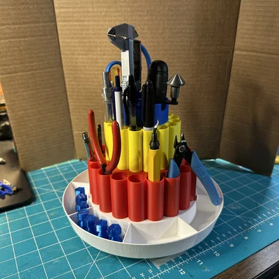 Khay Đựng Dụng Cụ Xoay Thông Minh (Rotating Tool Carousel)