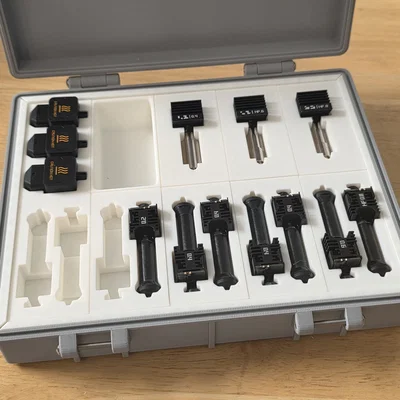 CFD - Hộp đựng Hotend mô-đun với các miếng chèn gài khớp