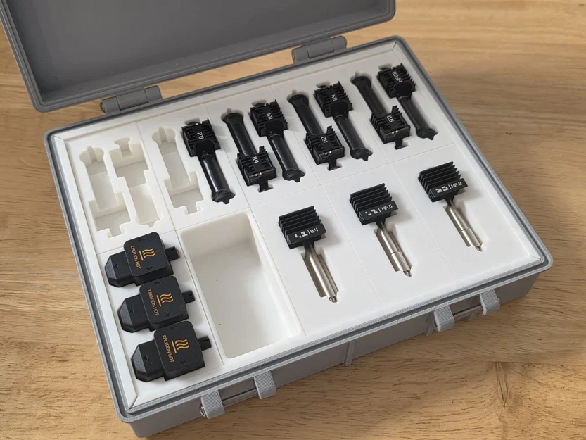 CFD - Hộp đựng Hotend mô-đun với các miếng chèn gài khớp - Image 5