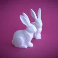Tượng Thỏ Phong Cách Hiện Đại (Modern Bunny Figurine) - Thumbnail 1