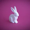 Tượng Thỏ Phong Cách Hiện Đại (Modern Bunny Figurine) - Thumbnail 2