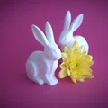 Tượng Thỏ Phong Cách Hiện Đại (Modern Bunny Figurine) - Thumbnail 5