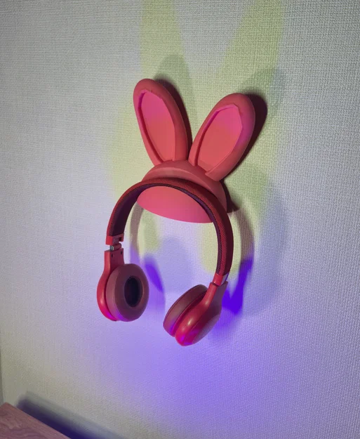 Giá Treo Tai Nghe Gắn Tường Hình Tai Thỏ - Image 1