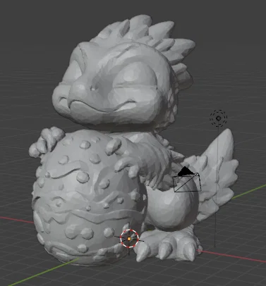 Mô hình Velociraptor con ôm trứng Phục sinh dễ thương cho in 3D - Image 2