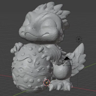 Mô hình Velociraptor con ôm trứng Phục sinh dễ thương cho in 3D
