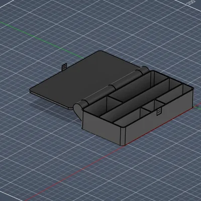 Hộp đựng đồ câu cá mini tiện lợi - Mẫu in 3D cầm tay