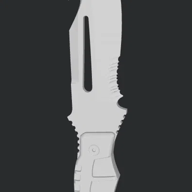 Mô hình dao Canis Knife từ CS2 - File in 3D cực chuẩn