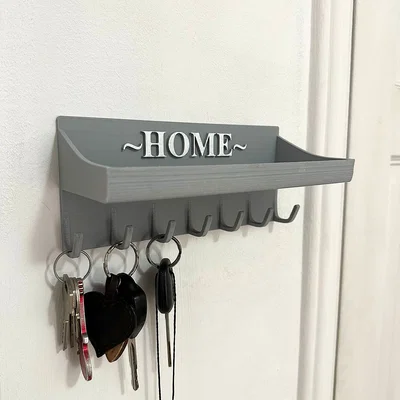 Móc treo chìa khóa kèm kệ để đồ tiện lợi