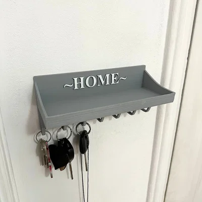 Móc treo chìa khóa kèm kệ để đồ tiện lợi