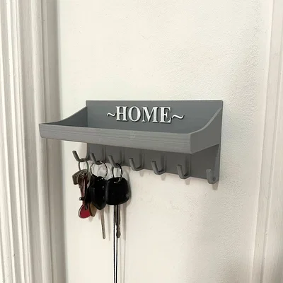 Móc treo chìa khóa kèm kệ để đồ tiện lợi