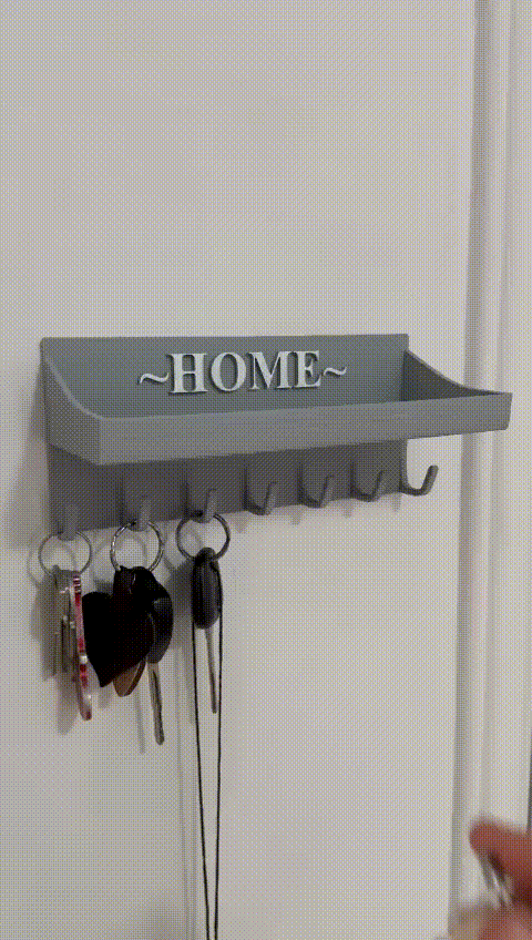 Móc treo chìa khóa kèm kệ để đồ tiện lợi