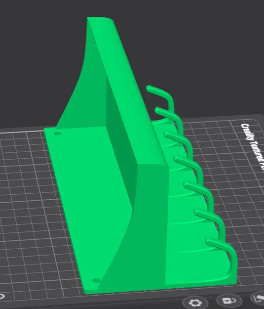 Giá treo chìa khóa treo tường tối giản - Mô hình in 3D hữu ích - Image 1