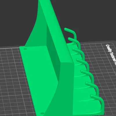 Giá treo chìa khóa treo tường tối giản - Mô hình in 3D hữu ích