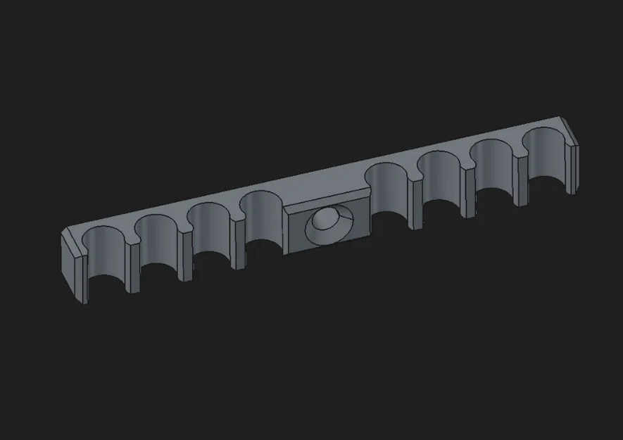 Giá treo/lược đi dây cáp gắn tường - Image 1