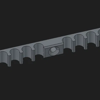 Giá treo/lược đi dây cáp gắn tường