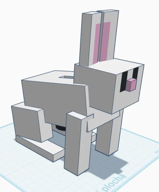 Mô hình chú thỏ đựng tiền 3D dễ thương - Bunny Money-box - Image 2