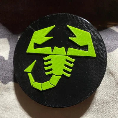 Nắp chụp mâm xe phong cách bọ cạp Abarth (3D Print)