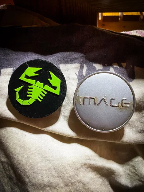 Nắp chụp mâm xe phong cách bọ cạp Abarth (3D Print) - Image 2