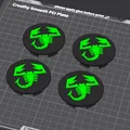 Nắp chụp mâm xe phong cách bọ cạp Abarth (3D Print) - Thumbnail 4
