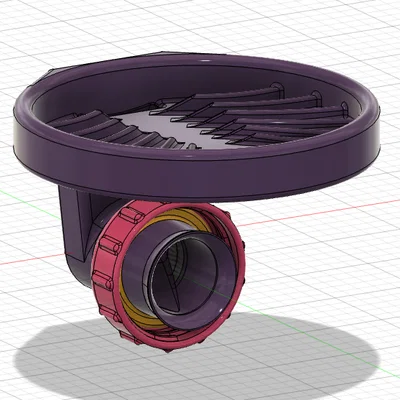 Vòng đệm nhựa 3D cố định nắp bình nước giặt tiện lợi