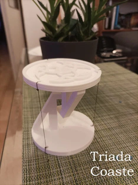 Triada Coaster: Đế lót ly lơ lửng phong cách Tensegrity độc đáo - Image 1