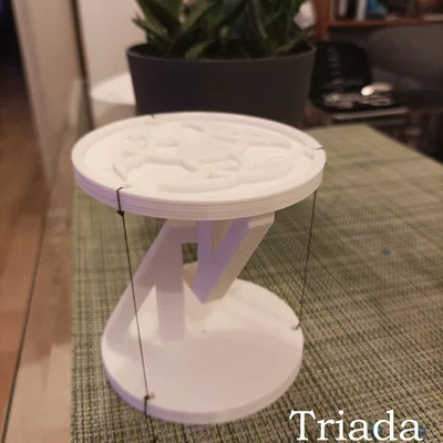 Triada Coaster: Đế lót ly lơ lửng phong cách Tensegrity độc đáo