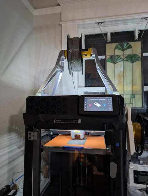 Bộ giá đỡ con lăn cuộn nhựa gắn trên cho AD5M (TPU) - Image 1