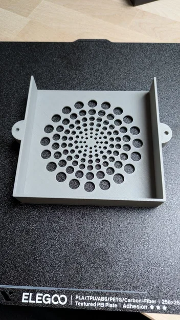 Vỏ hộp đựng bộ lọc than hoạt tính cho Elegoo Centauri Carbon (115x115x20mm) - Image 3