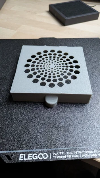 Vỏ hộp đựng bộ lọc than hoạt tính cho Elegoo Centauri Carbon (115x115x20mm) - Image 4