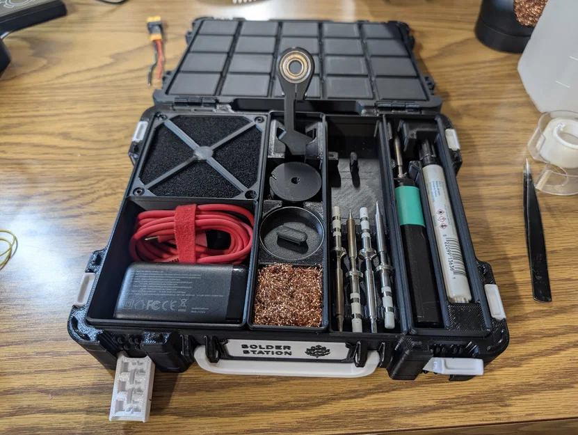 Gridfinity Portable Solder Station - Trạm hàn di động - Image 1