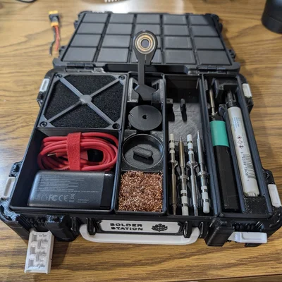 Gridfinity Portable Solder Station - Trạm hàn di động