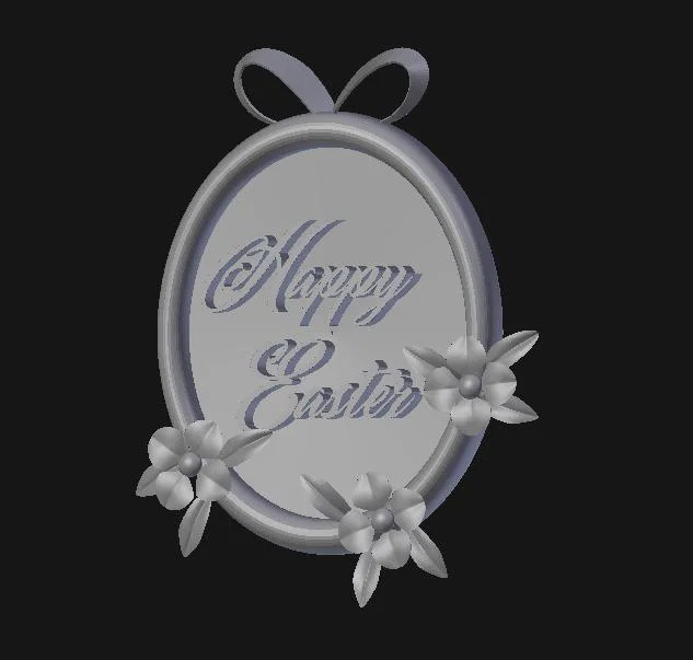 Vật trang trí cửa Happy Easter - Mô hình in 3D decor Lễ Phục Sinh - Image 2