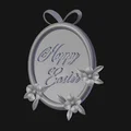Vật trang trí cửa Happy Easter - Mô hình in 3D decor Lễ Phục Sinh - Thumbnail 2