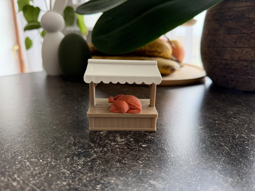 Mô hình gà nướng nguyên con - Image 1