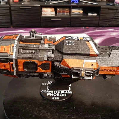 Mô hình tàu hộ vệ Corvette Class từ series The Expanse