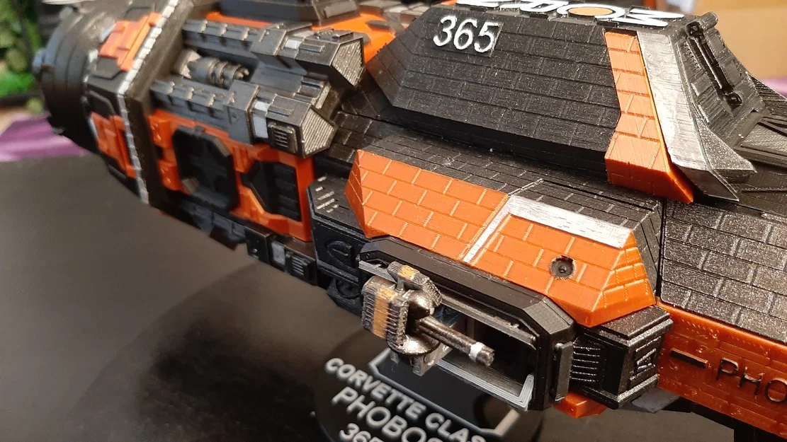 Mô hình tàu hộ vệ Corvette Class từ series The Expanse - Image 4