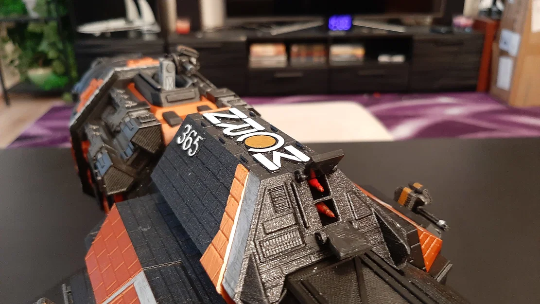 Mô hình tàu hộ vệ Corvette Class từ series The Expanse - Image 5