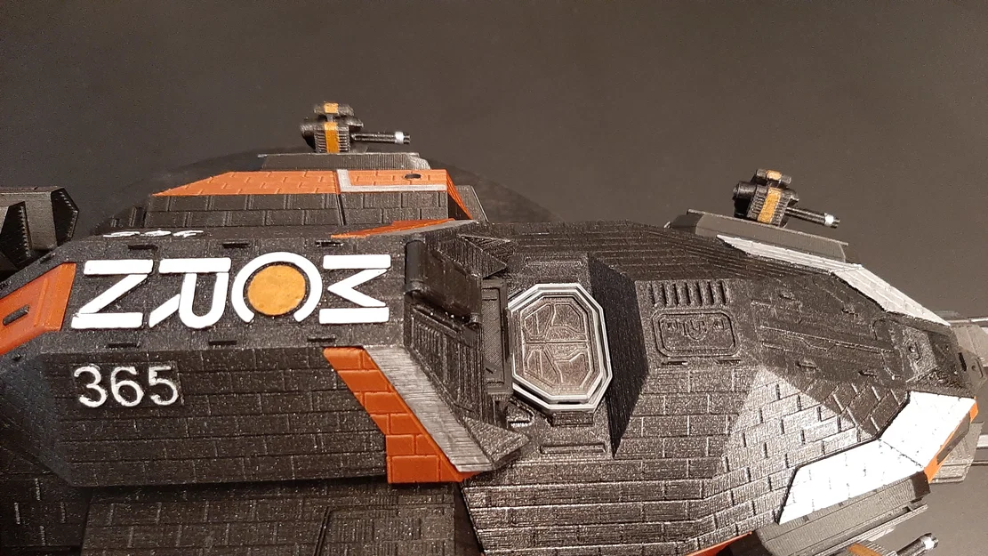 Mô hình tàu hộ vệ Corvette Class từ series The Expanse - Image 6