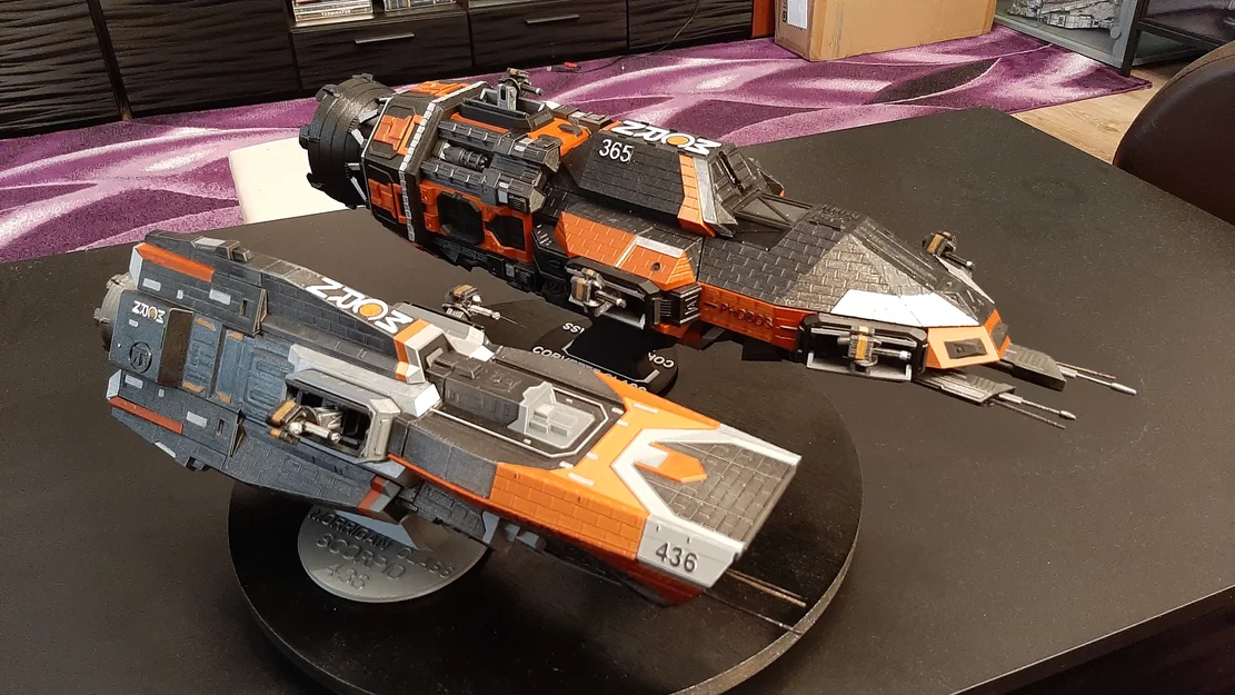 Mô hình tàu hộ vệ Corvette Class từ series The Expanse - Image 7