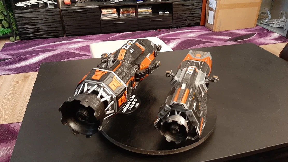 Mô hình tàu hộ vệ Corvette Class từ series The Expanse - Image 8