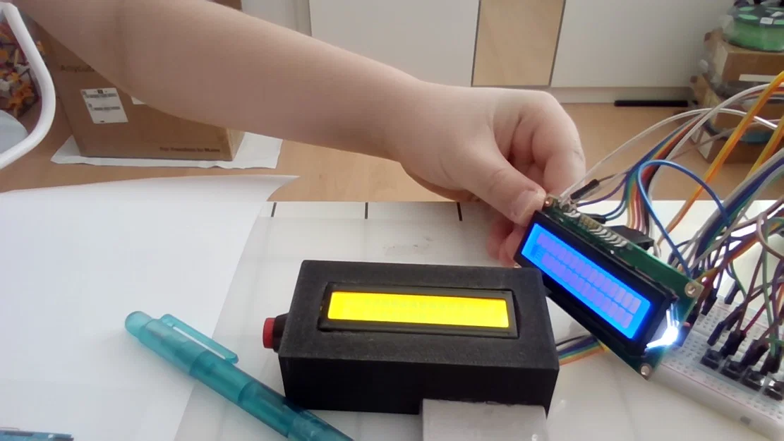 Vỏ hộp in 3D bảo vệ màn hình LCD 1602 cho dự án Arduino chuyên nghiệp - Image 1