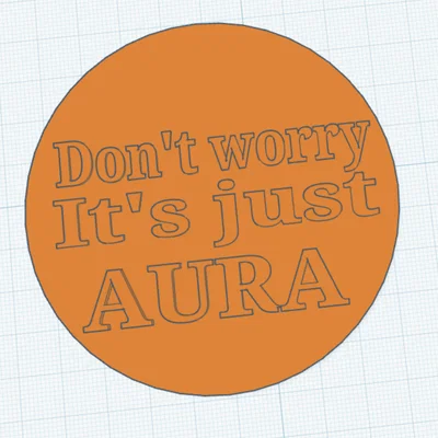 Mẫu trang trí Aura Sign độc đáo - In 3D siêu chất