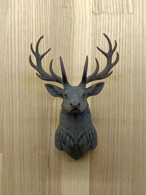 Mô hình trang trí tường đầu hươu 3D phong cách Rustic độc đáo - Image 2